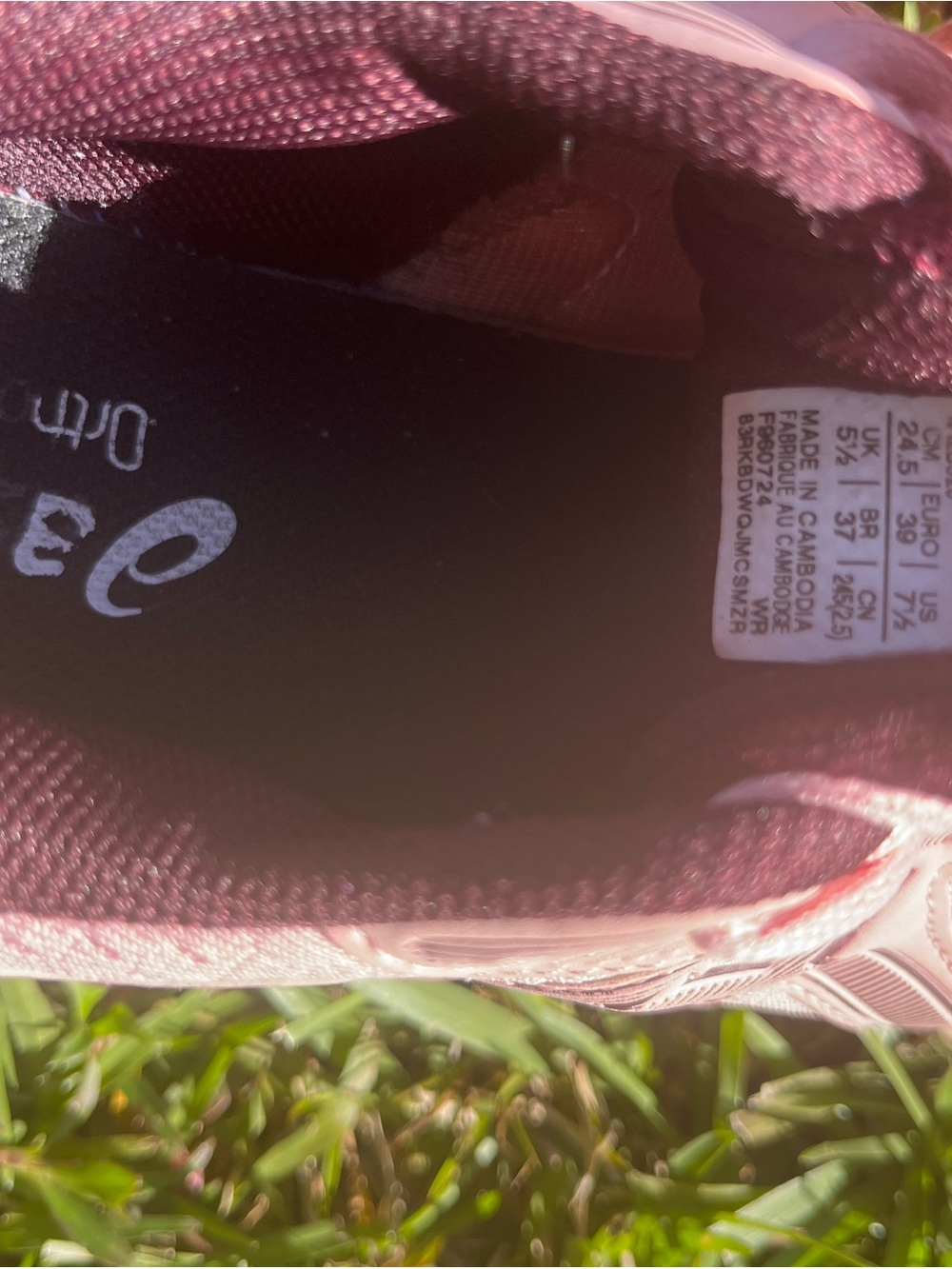 ASICS Women's Gel-Contend 8 Running Shoes, 7.5, Frosted Rose/DEEP Mars - Picture 8 of 9